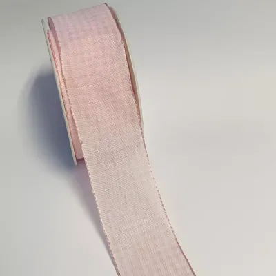 Nastro vichy mm.38 m.25 rosa