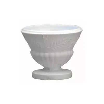 Vaso calice bianco