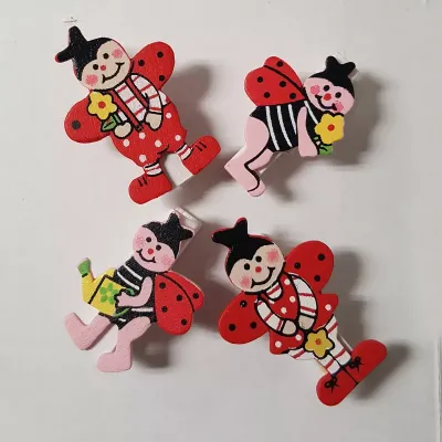 Clip coccinelle (12 pz.)