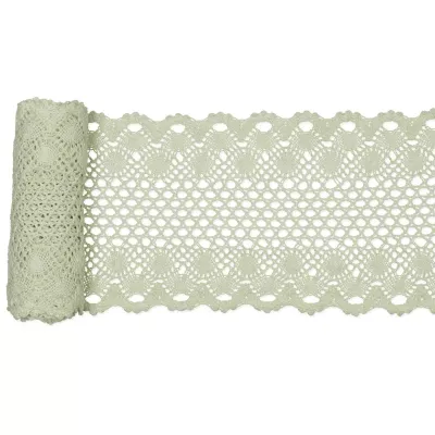 Table runner pizzo cm.12 m.1,80 verde