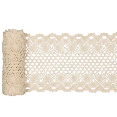 Table runner pizzo cm.12 m.1,80 crema