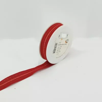 Nastro mm.25 m.20 rigato rosso
