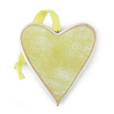 Cuore shabby verde 10