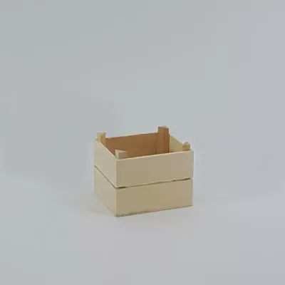 Cassettina cm.7x6 naturale