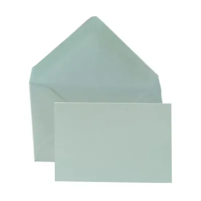 Biglietto + busta a 7x11 azzurro (pz.100)