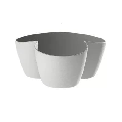 Coprivaso pvc o 3 vasi 14 bianco
