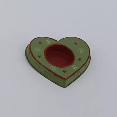 Portatealight metallo cuore