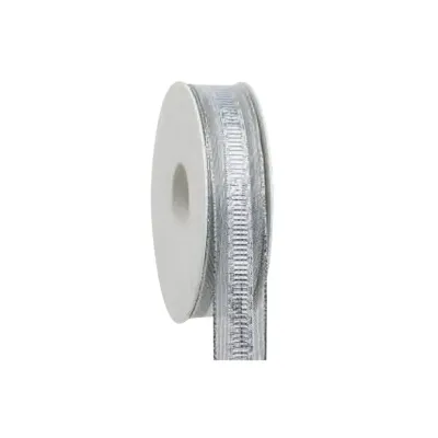 Nastro mm.25 m.20 glitzerfee argento