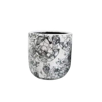 Df-cachepot crackle d.14 nero