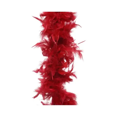 Boa piume cm.184 rosso