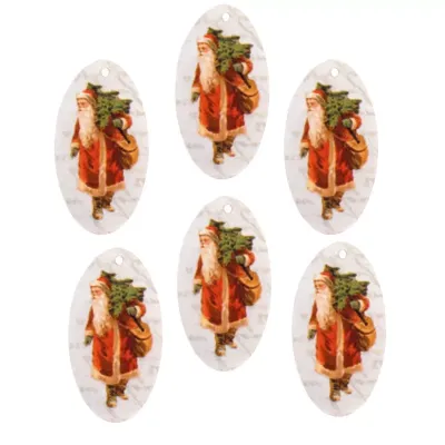 Decoro santa klaus (20 pz)