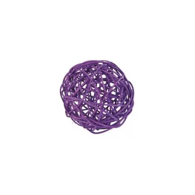 Rattan ball cm. 3 viola
