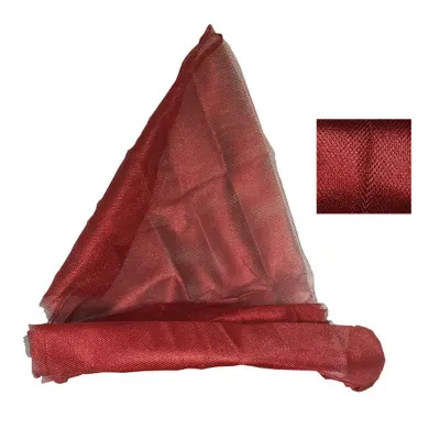 Pezzata 150x250 lurex rosso