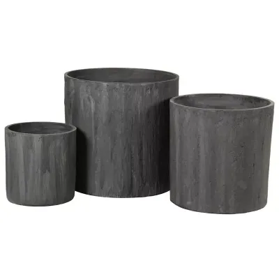 Fp-portavaso fibra d.50 nero (set 3)