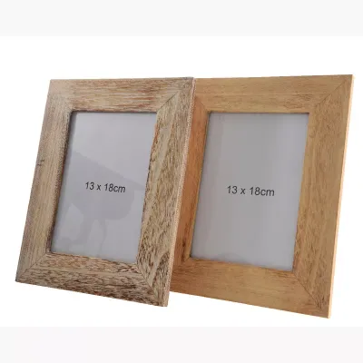 Cornice portafoto legno pawlonia 2 assortiti