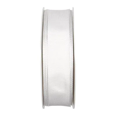 Nastro taffeta an. mm.25 m.25 bianco