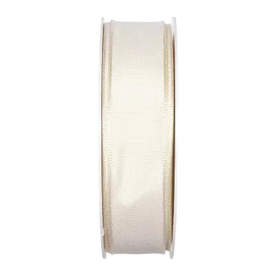 Nastro taffeta an. mm.25 m.25 avorio