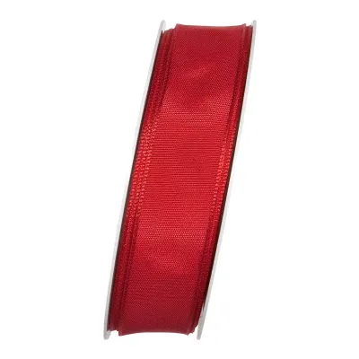 Nastro taffeta an. mm.25 m.25 rosso