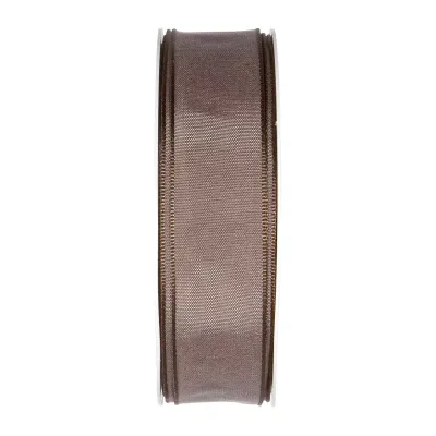 Nastro taffeta an. mm.25 m.25 marrone