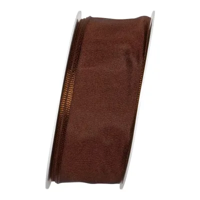 Nastro taffeta an. mm.40 m.25 caffè