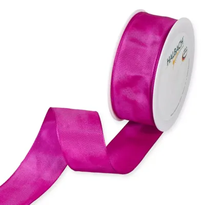 Nastro taffeta an.mm.40 m.25 fucsia