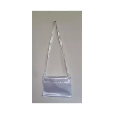 Borsa satin con interno pvc manico cm. 39