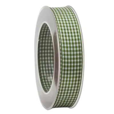 Nastro vichy mm.25 m.20 verde