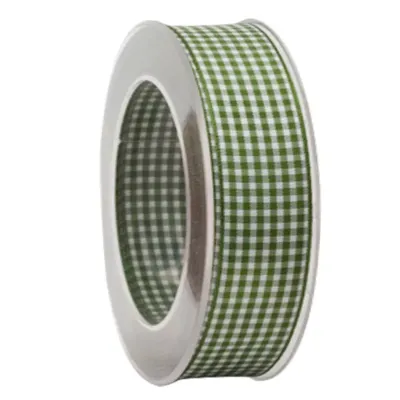Nastro vichy mm.40 m.20 verde