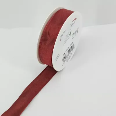 Nastro taffeta an. mm.25 m.25 bordeaux