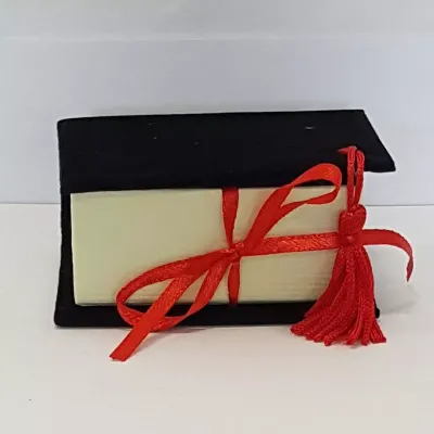 Scatolina libro 7x5 nero (12 pz.)