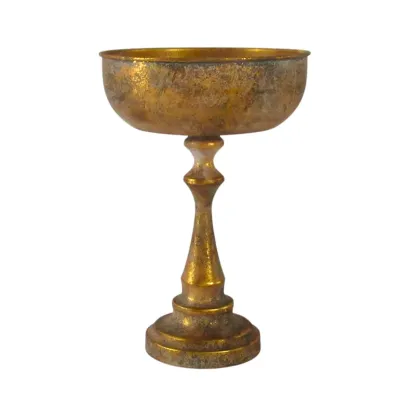 Cd-coppa metallo h.33 oro