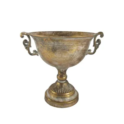 Cm-coppa metallo h.25 oro