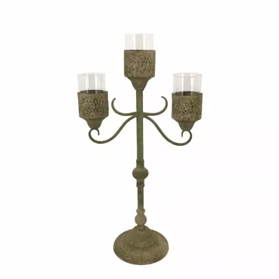 Cm-candeliere metallo h.68 verde