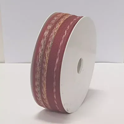 Nastro mm.35 m.20 herbstzauber bordeaux