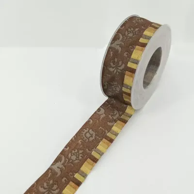 Nastro mm.40 m.20 ornamental marrone