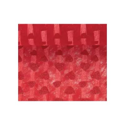 Bobina t 0,51x9 shiny love rosso