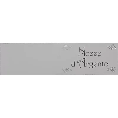 Cartoncino nozze 25° (pz.100)