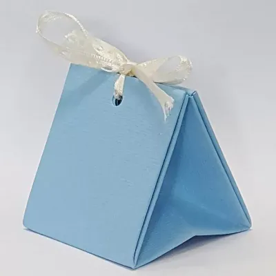 Scatola portaconf. 6x6 azzurro (pz.24)
