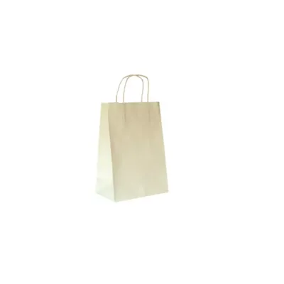 Shopper  16x21 carta col. ecru (pz.25)  