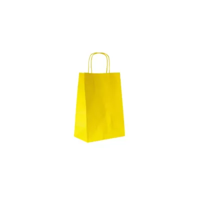 Shopper  16x21 carta col. giallo (pz.25)  