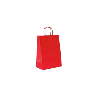 Shopper  16x21 carta col. rosso (pz.25)  