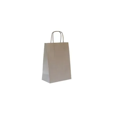 Shopper  16x21 carta col. tortora (pz.25)  