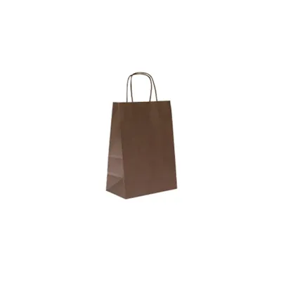 Shopper  26x36 carta col. marrone (pz.25)  