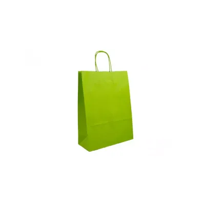 Shopper  26x36 carta col. verde acido (pz.25) 