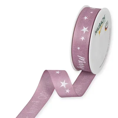 Nastro mm.25 m.18 st christmas lilla