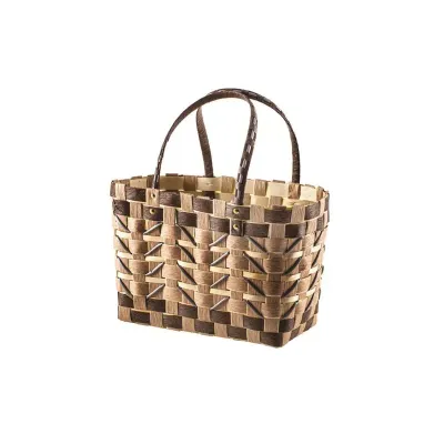 Borsa rattan 38x24 marrone (set 2)