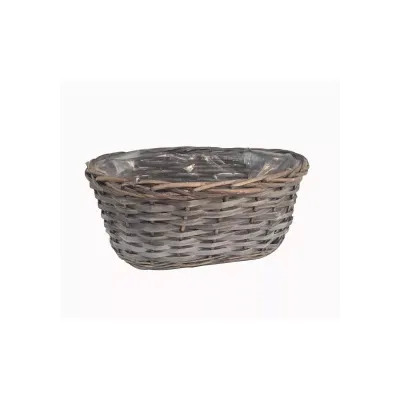 Cvr - vaschetta rattan 35x20 grigio