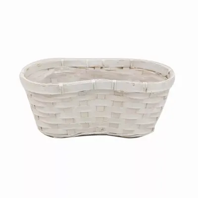Cvt-vasch. bamboo 26x15 bianco