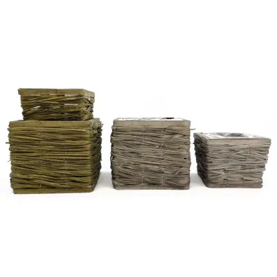 Bl-cachepot 24x24 ass. (set 2)
