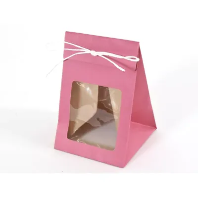Borsa con finestra 08x08 fucsia (pz.12)